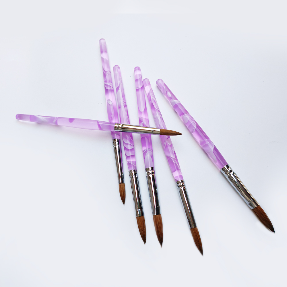 Nail Brush Kolinsky Acrylic Handle CA1357