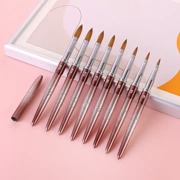 High Quality New ice flower nail art brush set color painting flower lace gradient nail art brushes