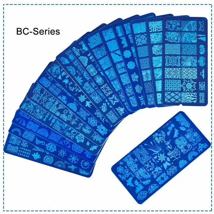 Nail Art Stamp Plate Leaf Flower Dreamcatcher Snowflake Geometry Lace Nail Polish Print Jelly Stamper Scrapper Tool