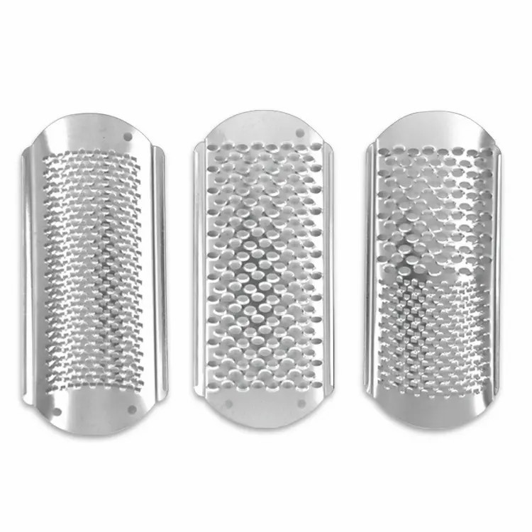 2024 OEM Wholesale 4 In 1 Professional Replaceable Stainless Steel Metal Foot File Callus Remover Replacement