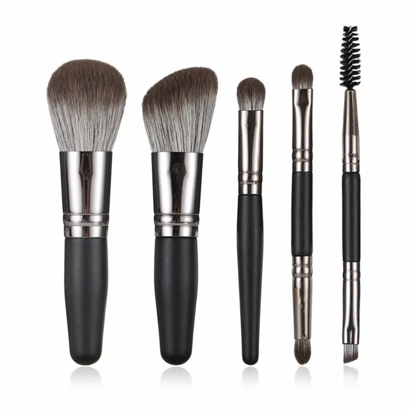 5pcs Set Soft Professional Portable Luxury Affordable High Quality Portable 5pcs Makeup Brush Set Brushes Makeup 5pcs