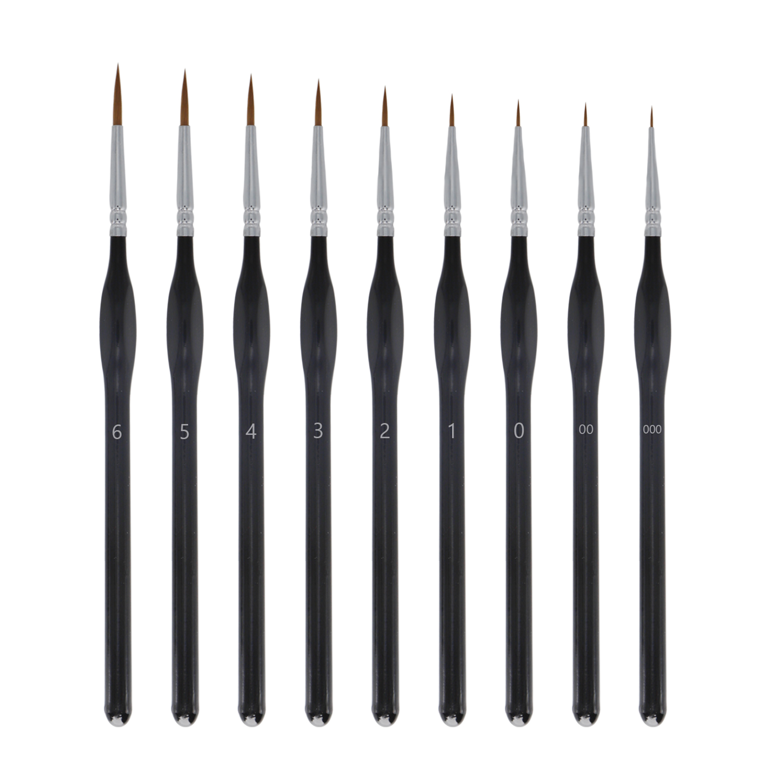 line brush set triangle birch rod watercolor tracing nail art students special oil painting brush