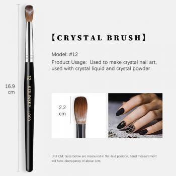 Nail Brush Kolinsky  Wooden Handle CW1108