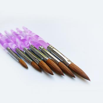 Nail Brush Kolinsky Acrylic Handle CA1357