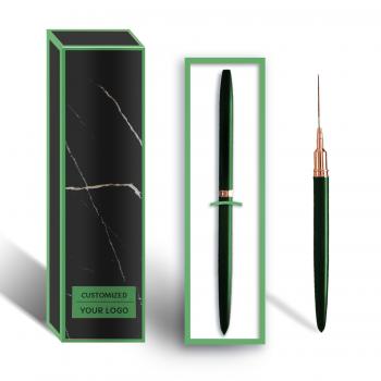 New Product 5pcs Fine Nylon Tip Brush Long Bristles Nail Brush Wholesale Manicure Drawing Tools Custom Nail Art Brushes