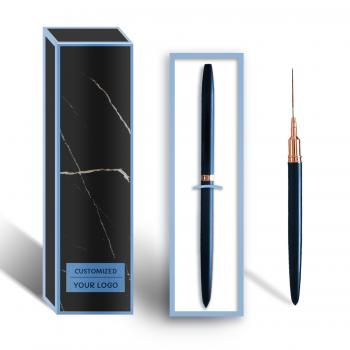 USA Nail Striping Liner Brush Metal Handle 5pcs Needle Tube Nail Art Brush Design Liner Set 3d 5/9/15/20/25mm