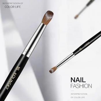 All Black Nail Art Brushes Sable Acrylic Nail Brush 2022 Most Popular 777 Kolinsky Acrylic Beauty Care Make Tools