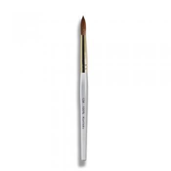 high quality best selling transparent source factory acrylic 100% pure nails brush kollinsky nail brush display