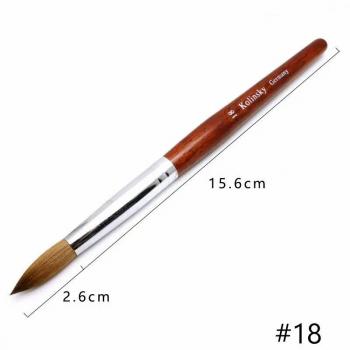 100% Kolinsky Acrylic Wood Brush Handle Nail Brush Nail Salonsfor Professional Manicurists Manicure Nail Brush