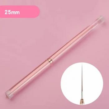 2024 Hot sale 5pcs metal handle nail art brushes high quality nail art brush set professional nail liner brush wholesale