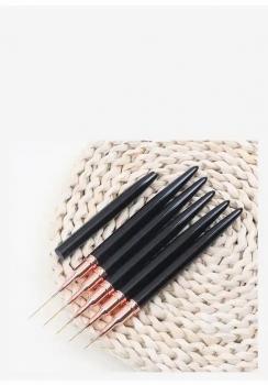Hot Metal Nail Art Brush Pen Custom Nail Art Brushes Packaging Mini Nail Art Brush Set Liner 5mm 7mm 9mm 11mm 15mm 25mm