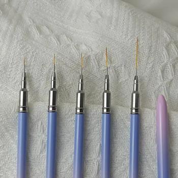 Manufacturer Nail Art Brush Set Ultra Fine Pull Line Nail Art Brushes Long Nail Liner Brush