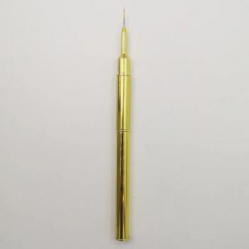2024 wholesale liner nail art brush custom color metal handle 5mm 7mm 9mm 11mm 13mm 15mm nail brush set