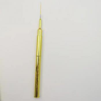 2024 wholesale liner nail art brush custom color metal handle 5mm 7mm 9mm 11mm 13mm 15mm nail brush set