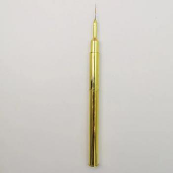 2024 wholesale liner nail art brush custom color metal handle 5mm 7mm 9mm 11mm 13mm 15mm nail brush set