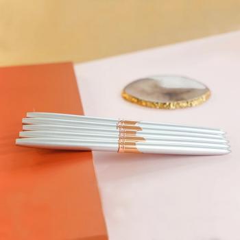 New Custom Logo Nylon Hair Pink Acrylic Nail Liner Painting Brush Nail Art Design Brushes Set