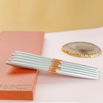 New Custom Logo Nylon Hair Pink Acrylic Nail Liner Painting Brush Nail Art Design Brushes Set