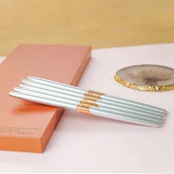 New Custom Logo Nylon Hair Pink Acrylic Nail Liner Painting Brush Nail Art Design Brushes Set