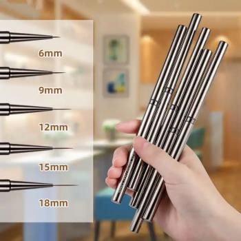 New liner nail art very fine liner brush set metal rod 5 pcs set