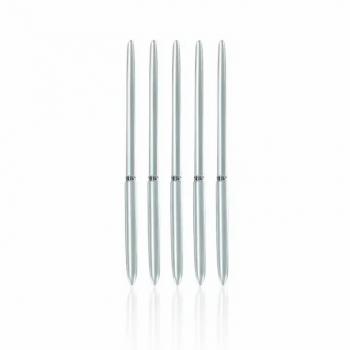 Custom logo Metal nail art brush set liner 5pcs french stripe nail art liner brush privated label nail painting brush