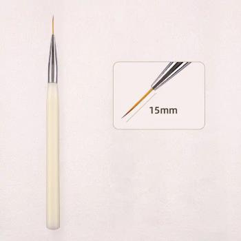 Nail Brush liner Nail salon Manicurists use liner art Brush ivory white hexagonal nail liner Art Brush