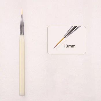 Nail Brush liner Nail salon Manicurists use liner art Brush ivory white hexagonal nail liner Art Brush