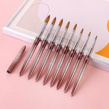 High Quality New ice flower nail art brush set color painting flower lace gradient nail art brushes
