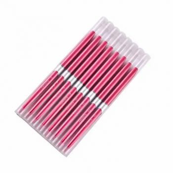 New Product 100% Pen Sable Hair Rainbow Art Kolinsky Acrylic Nail Brush For Gel