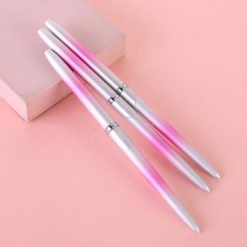 100% Different Size Pink Metal Nails Acrylic brush #16 Factory Manufacture Kolinsky Sable Acrylic Nail Brush