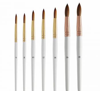 New Product Custom Logo New Acrylic Nail Brush Pure Kolinsky Nails Brush Kolinsky Acrylic Nail Brush