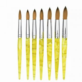 nail art brushes #10 kolinsky sable hair acrylic nail brush kolinsky nail brushes wholesale crimped