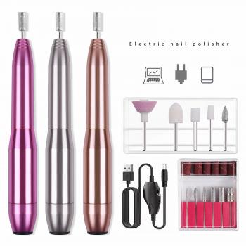 New Electric Nail Drill Bits Nails Art File Manicure Drill Set Portable Nail Fingernail Grinder Kit Multi Function Mach