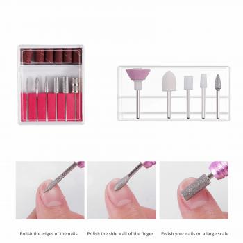 New Electric Nail Drill Bits Nails Art File Manicure Drill Set Portable Nail Fingernail Grinder Kit Multi Function Mach