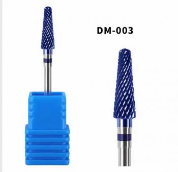 Newest Tornado Blue Coating 5 in 1 Tungsten Carbide Milling Cutter Rotary Burrs Nail Drill Filing Bits Electric