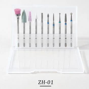 Multiple Nail Drill Bits For Removing Gel Nail Portable Tungsten Carbide Diamond Ceramic Nail Drill Bits