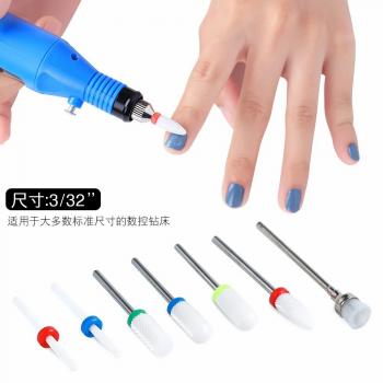 New 7pcs set Manicure Polish Carbide Tungsten Grinding Head Set Carbide Ceramic Diamond Alloy Remove Nail Drill bit Set
