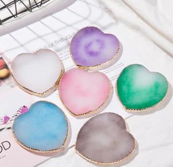 New Product Nail art palette resin palette crystal nail art display plate palette