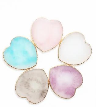 New Product Nail art palette resin palette crystal nail art display plate palette