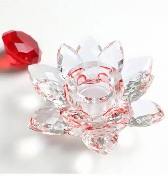 Rainbow Crystal Dappen Dish Lotus Flower Glass Acrylic Liquid Cup Nail Monomer Big Size Dappen Dish With Lid
