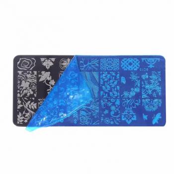 Wholesale Stainless Steel 20 Different Various Deep And Clear Texture Flower Pattern Nail Art Stamping Plates Set 2024
