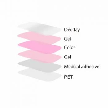 Custom Gel Nail Sticker With Uv Gel Wraps Korean Style New Gel Nail Stickers Semi Cured