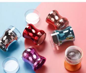 Wholesale Stamping Plate Jelly Silicone Nail Stamper Set Hollowed Gold Red French Nail Art Stamper Kit