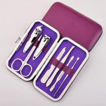 Wholesale 7 pieces manicure pedicure nail clipper beauty tool set can be customized LOGO
