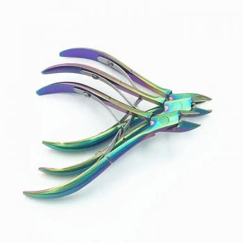 China Customized Logo Smile Style Nail Cutter Stainless Steel Material And Top Quality Manicure Tools Tweezer Nail Clipper Set