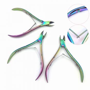 China Customized Logo Smile Style Nail Cutter Stainless Steel Material And Top Quality Manicure Tools Tweezer Nail Clipper Set