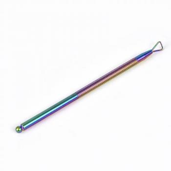 Factory Wholesale Rainbow Color Gradient neon Cutter Nail Clipper Set Stainless Steel
