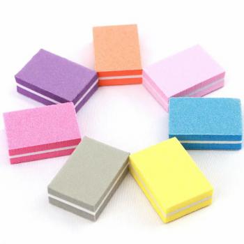 New product Sponge small square double-sided sanding nail polishing manicure rubbing nail file