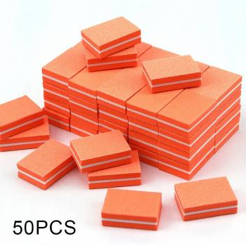 New product Sponge small square double-sided sanding nail polishing manicure rubbing nail file