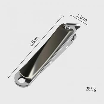 6PCS Nail Care Tools Stainless Steel Professional Pedicure Kit Travel Case Manicure Set Nail Clippers Kit