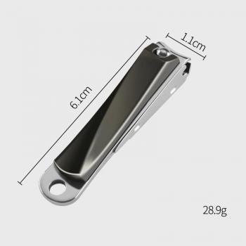 6PCS Nail Care Tools Stainless Steel Professional Pedicure Kit Travel Case Manicure Set Nail Clippers Kit